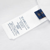 Close-up detail shot of Louis Vuitton cotton t-shirt with relaxed-fit cut