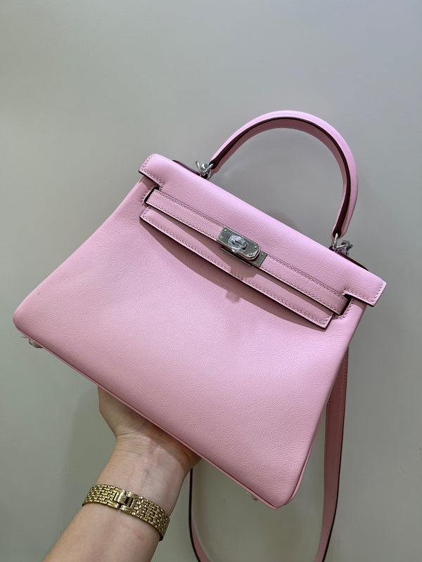 Close-up detail of polished bag design