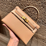 Tailored handbag styled for everyday wear