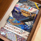 Close-up detail of considered bag design