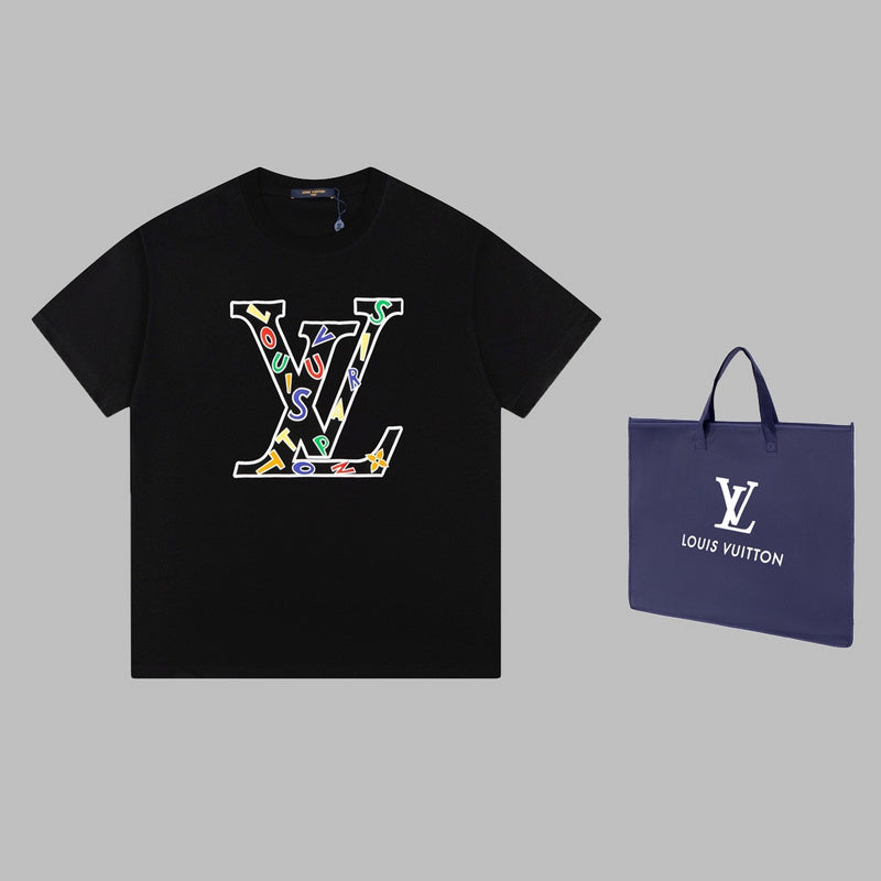 Front view of Louis Vuitton cotton t-shirt with contemporary cut