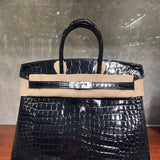 Close-up detail of contemporary bag design