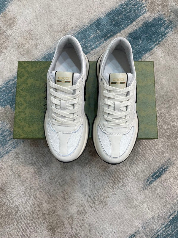Gucci classic monochrome luxury sneakers view 10 cushioned comfort fit