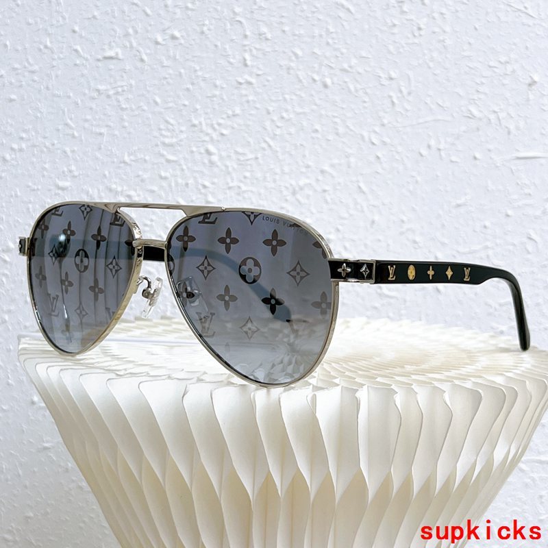 Lifestyle view of Louis Vuitton unisex sunglasses