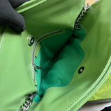 Interior view of classic chic women's handbag – women's statement bag