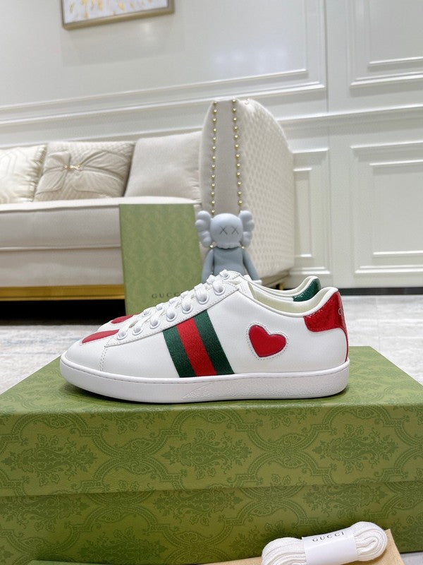 Gucci tonal black luxury sneakers view 8 padded collar comfort