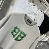 Balenciaga t-shirt close-up — premium authentic designer style