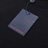 Back view of Louis Vuitton luxury clothing with contemporary cut