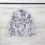 Close-up detail shot of Louis Vuitton luxury clothing with relaxed-fit cut