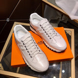 Hermès Beige Combat Boots - Detail Shot of Craftsmanship