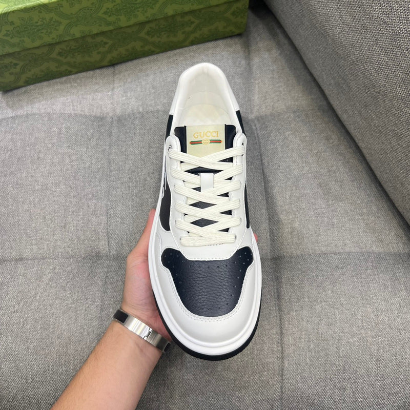 Gucci two-tone luxury sneakers view 6 sleek tonal finish