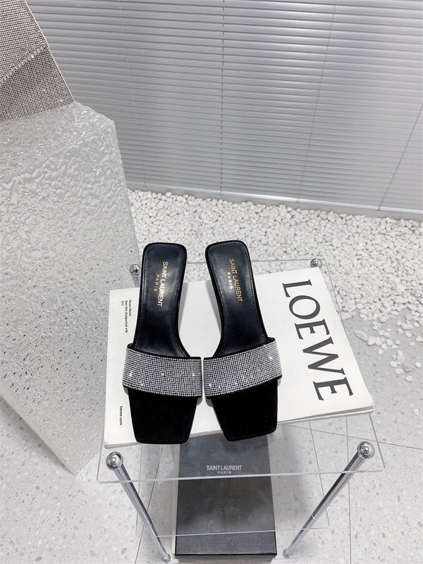 Saint Laurent shoes front view designer style