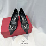 Valentino Garavani luxury shoes detail shot
