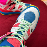 Gucci two-tone luxury sneakers view 5 streetwear statement look