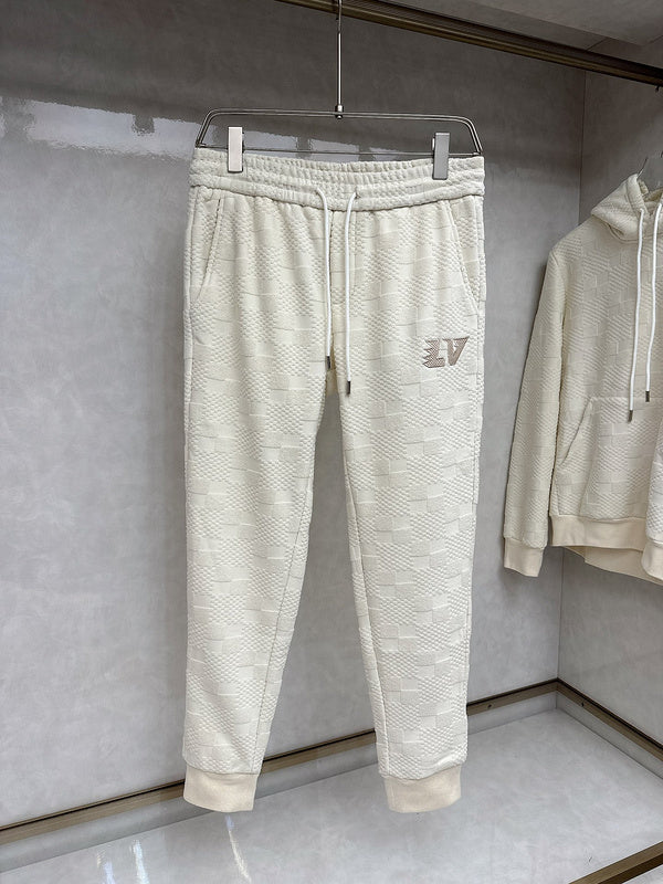 Front view of Louis Vuitton luxury clothing with streetwear-inspired cut