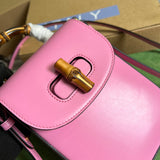Back view of signature premium women's handbag – women's luxury accessory
