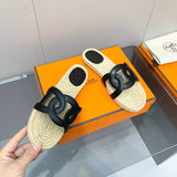Hermes sandals Style 196 - styled lifestyle view