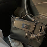  statement tote bag detail view showing craftsmanship
