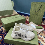Gucci stone beige luxury sneakers view 9 classic court silhouette