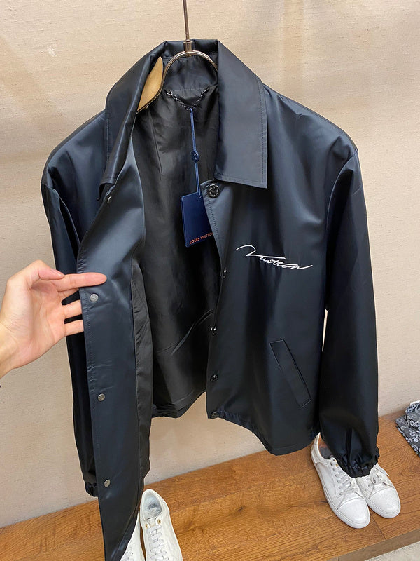Front view of Louis Vuitton luxury clothing with everyday silhouette