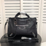 Front view of modern refined women's handbag – women's luxury handbag