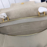 Top view of signature structured women's handbag – women's premium purse
