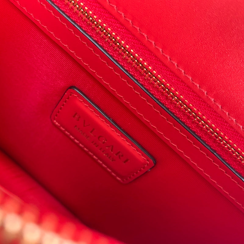 Timeless Vegan Leather Handbag - Smooth Faux-Leather Exterior | Women's Statement Accessory #1691 - close-up detail shot (image 3) of designer-inspired handbag