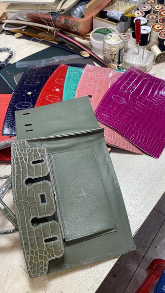 Close-up detail of balanced bag design