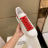 Alexander McQueen White Combat Boots - Heel Detail View