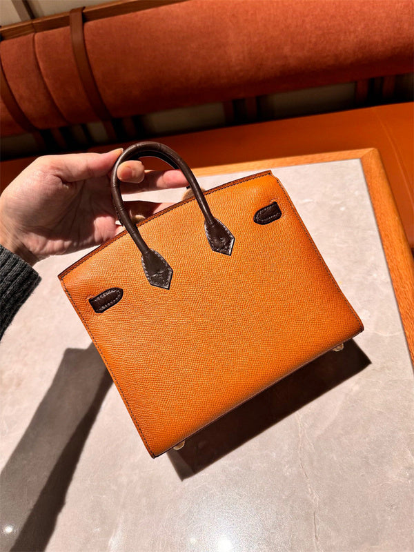 Close-up detail of polished bag design