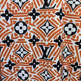 Front view of Louis Vuitton cotton t-shirt with signature branding