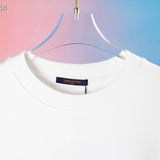 Side profile of Louis Vuitton luxury clothing with tailored silhouette
