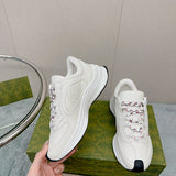 Gucci tonal black luxury sneakers view 5 premium leather build