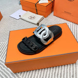 Hermes sandals Style 215 - top view showing design