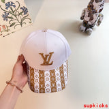 Close-up detail view of Louis Vuitton unisex cap