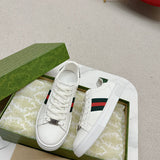 Gucci neutral cream luxury sneakers view 5 streetwear statement look