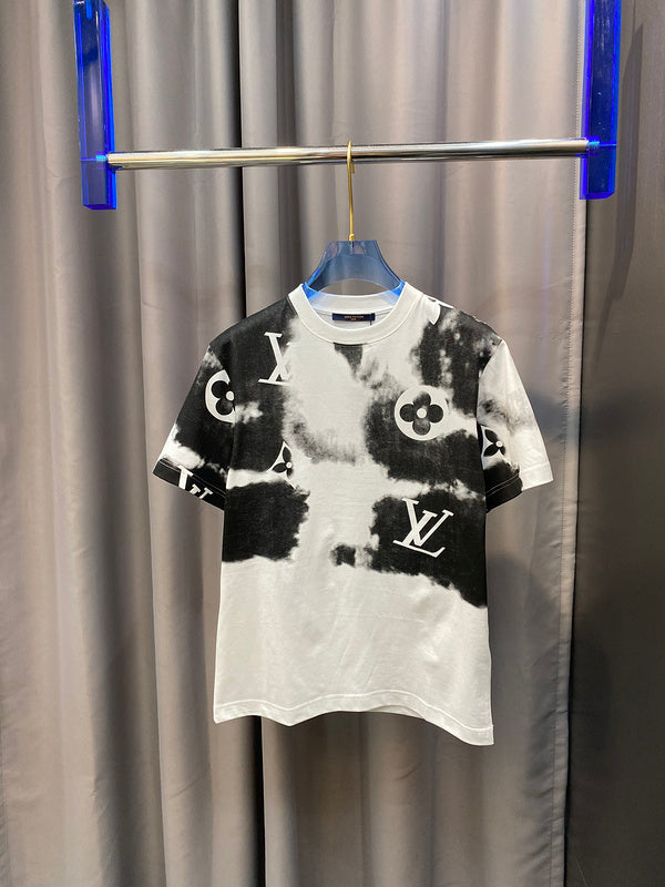 Back view of Louis Vuitton cotton t-shirt with signature branding