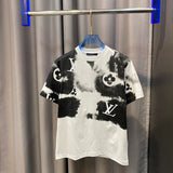 Back view of Louis Vuitton cotton t-shirt with signature branding