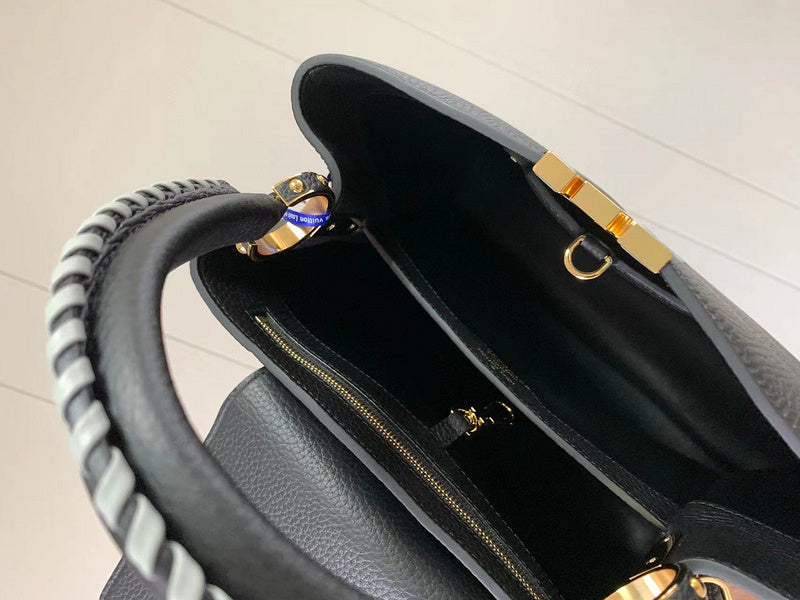 Front view of everyday-luxe signature women's handbag – women's luxury handbag