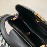 Front view of everyday-luxe signature women's handbag – women's luxury handbag