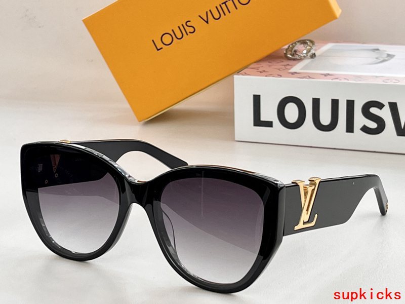 Lifestyle view of Louis Vuitton unisex sunglasses