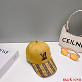 Close-up detail view of Louis Vuitton unisex cap