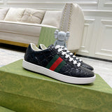 Gucci stone beige luxury sneakers view 11 padded collar comfort