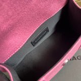Close-up detail of statement refined women's handbag – women's premium purse