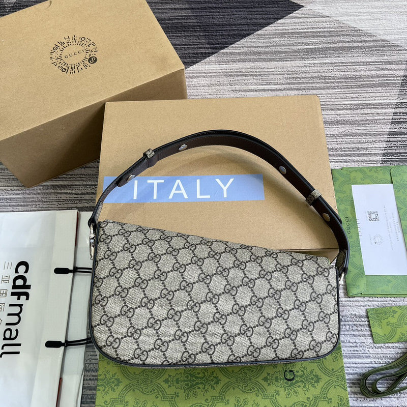 Front view of elevated everyday-luxe women's handbag – women's luxury accessory