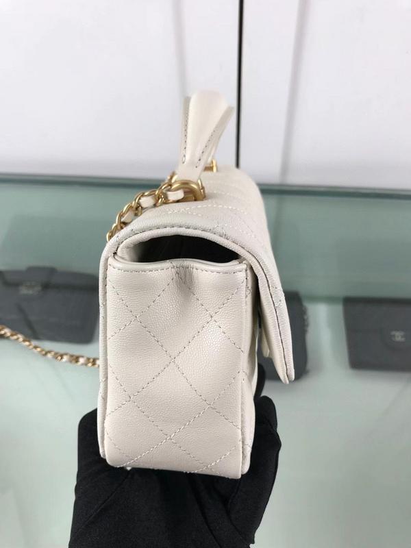 Zivas Charm Understated Luxury Fashion Handbag (Signature Shape & Finish) – Back View