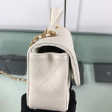 Zivas Charm Understated Luxury Fashion Handbag (Signature Shape & Finish) – Back View