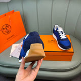 Hermes shoes Style 077 - logo and branding close-up
