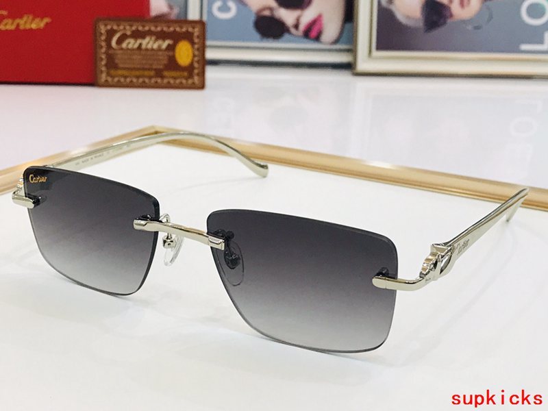 Front view of Cartier unisex sunglasses