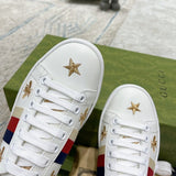 Gucci sneakers detailed view showing premium designer craftsmanship